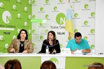 Asamblea de Nueva Canarias de esta tarde en Telde (foto Antonio Alí)